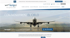 Desktop Screenshot of europair.com